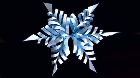 Xmas Snowflakes How To Make A Xmas Snowflakes Out Of Paper Youtube