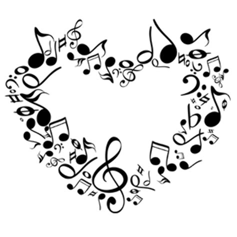 Download High Quality Music Note Clipart Heart Transparent Png Images
