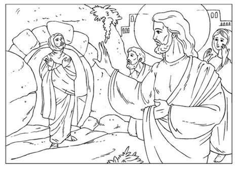 Online pdf related to jesus raising lazarus coloring page. Coloring page Lazarus | Lazarus | Pinterest