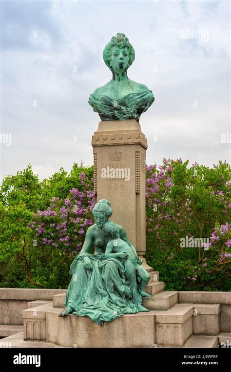Statue Of Princess Marie Of Orléans Copenhagen Denmark Stock Photo