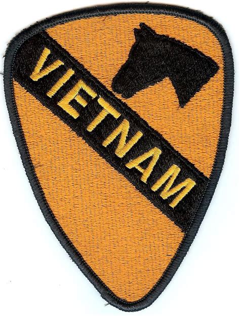 1st Cavalry Vietnam Patch Crossed Sabers Chapter T Shop