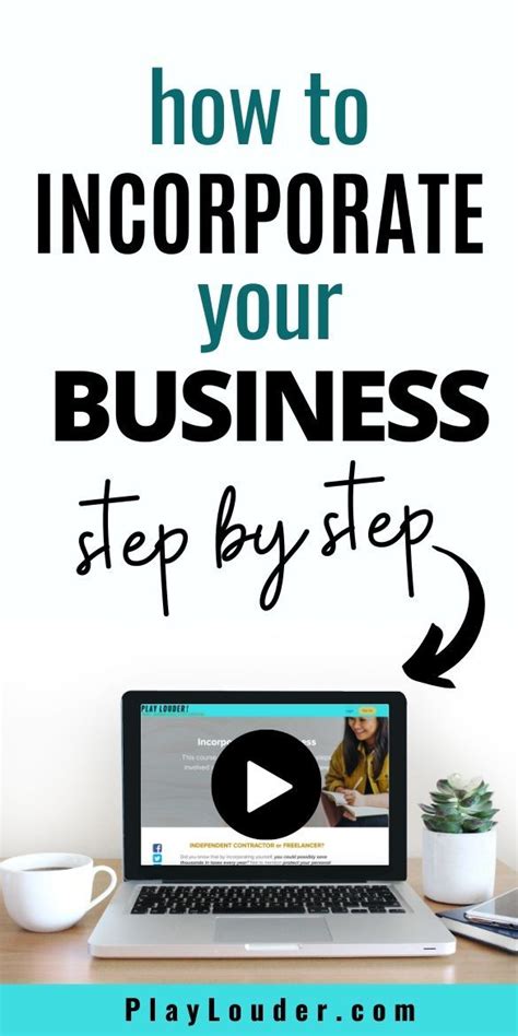 How To Incorporate Your Business Step By Step Best Online Business