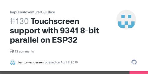 Touchscreen Support With 9341 8 Bit Parallel On Esp32 · Issue 130