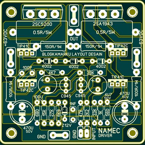 Circuit Board Design High Quality Speakers Stereo Amplifier Circuit