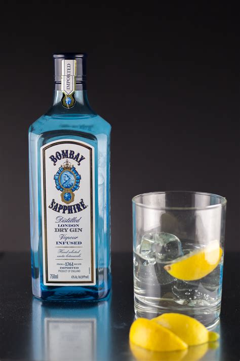 Bombay Sapphire Gin Beer Photography Alcohol Bottles Dry Gin