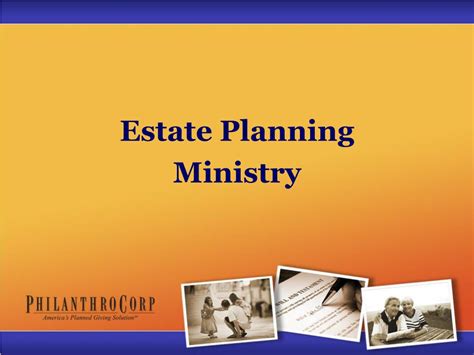 Ppt Estate Planning Ministry Powerpoint Presentation Free Download