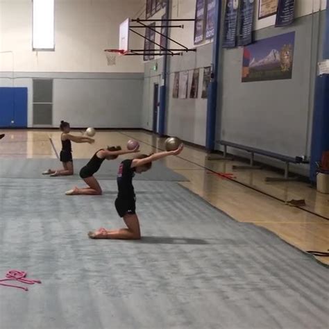 Gymnastics Exercise With Ball Jukin Licensing