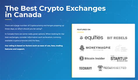 Read on to learn which cryptocurrency exchanges in canada are the cheapest to use. The Best Cryptocurrency Exchanges in Canada - 2019 ...