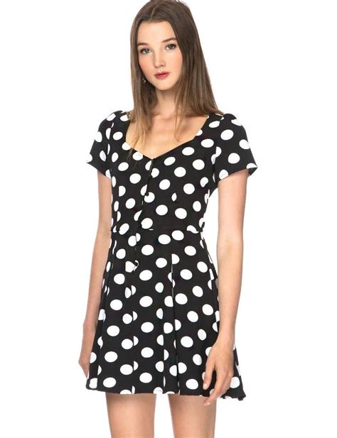Black And White Polka Dot Dress Cute Dot Dress 59 White Polka Dot