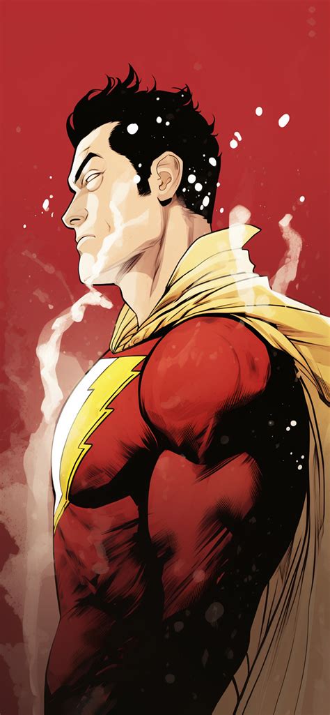 Dc Shazam Red Wallpapers Dc Comics Wallpapers For Iphone