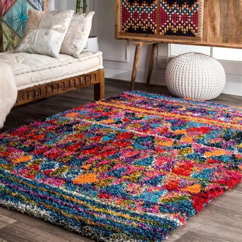 Nuloom 8 X 10 Multi Indoor Bohemianeclectic Area Rug In The Rugs