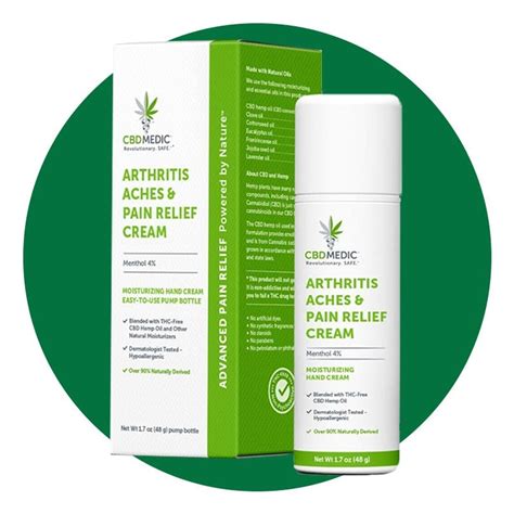 5 Best Cbd Creams For Pain According To Experts The Healthy