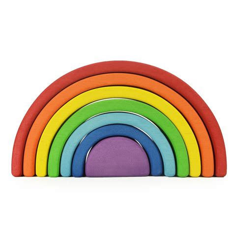 Stacking Rainbow 7pcs Stacking Toys For Toddlers 3 5