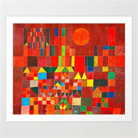 Buy Castle And Sun By Paul Klee Art Print By Renaissanceshop Worldwide