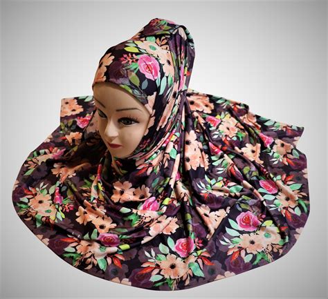 Justkartit Stylish Floral Printed Designer Scarf Hijab Stoles (Whatsapp