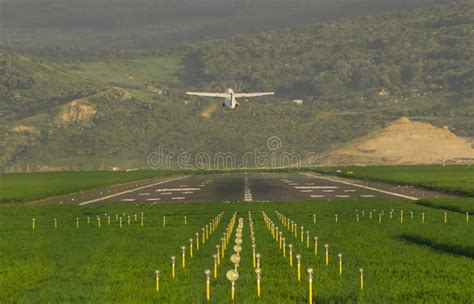 Runway On Grass Stock Image Image Of Field Land Airplane 17092085