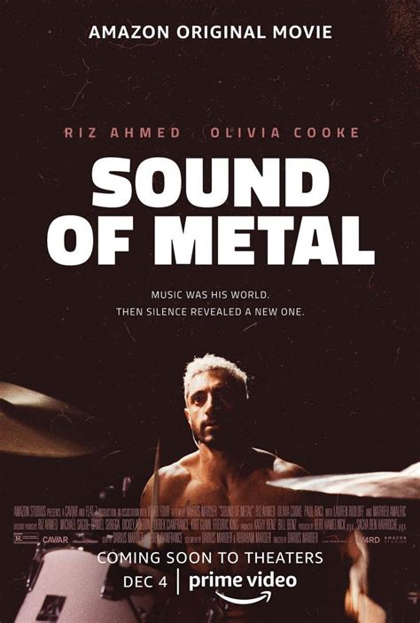 Parents need to know that sound of metal is a drama about a drummer in a metal band (riz ahmed) who suddenly loses his hearing. SOUND OF METAL - Telegraph