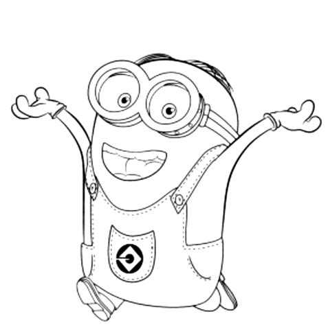 Print And Download Minion Coloring Pages For Kids To Have