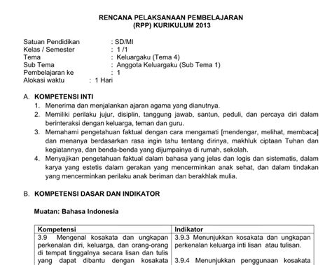Bismillah video ini berisi materi tematik kelas 3 tema 2 (menyayangi tumbuhan dan hewan) subtema 1 (manfaat tumbuhan bagi kehidupan manusia) pembelajaran 1. RPP Kelas 1 Tema 4 Keluargaku Subtema 1 2 3 4 Kurikulum ...