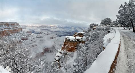 Winter Driving And Hiking Conditions Have Arrived In Grand Canyon