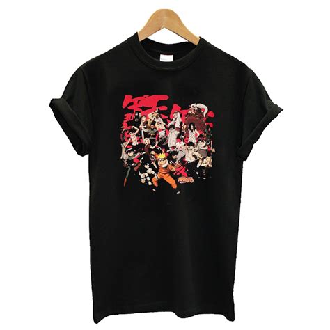 Naruto Anime Characters T Shirt