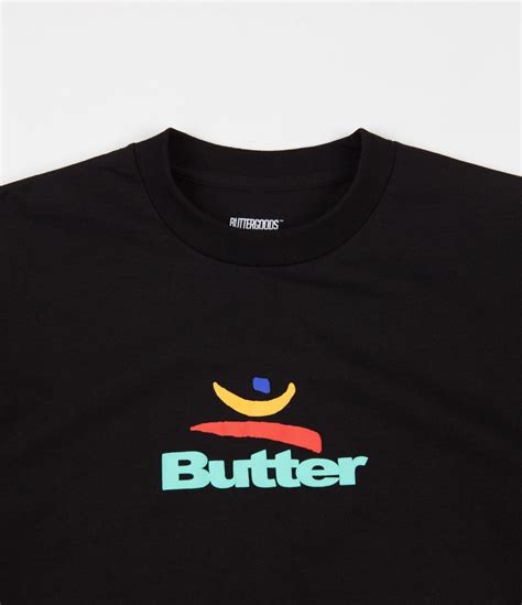 Butter Goods 92 T Shirt Black Flatspot