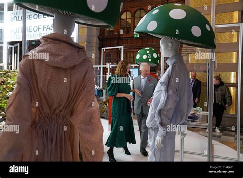 The Prince of Wales speaks with designer and sustainability advocate