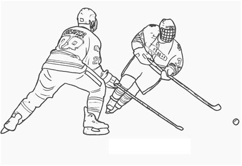 Accès au site de chaque équipe ainsi qu'aux publications et statistiques de la ligue. dessin de hockey (2)