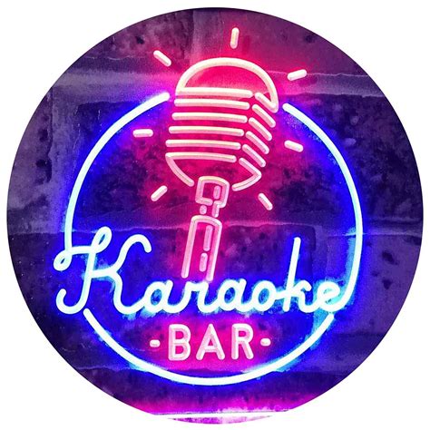 This Karaoke Bar Led Neon Light Sign Is Sleek Modern Most People