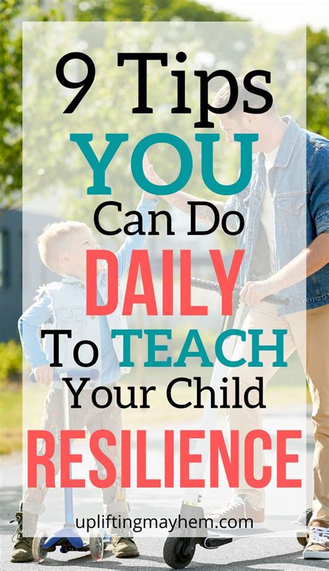 9 Tips You Can Do Daily In Teaching Resilience To Kids Resilience