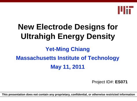 Pdf New Electrode Designs For Ultrahigh Energy Density Electrode