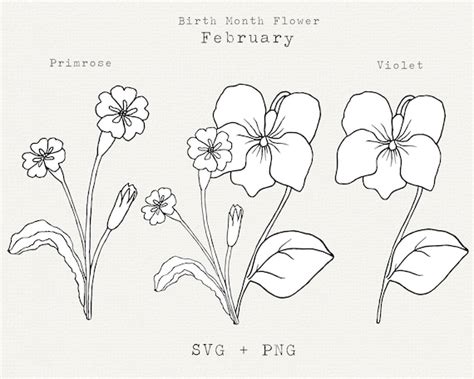 Violet And Primrose Flower Tattoo Spraypaintingnerfguns
