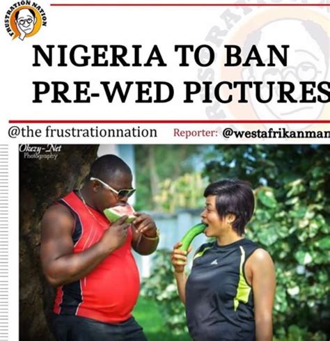 Funny Pre Wedding Pictures In Nigeria