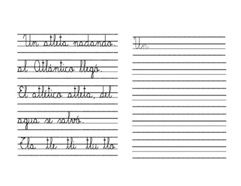 Cuaderno De Caligrafia Para Imprimir Cursiva Planeaciones Para