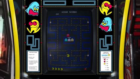 Pac Man Realistic Arcade Bezels For Mame Youtube