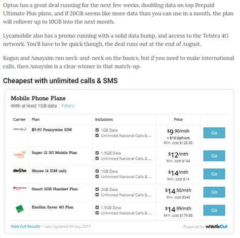 The Best Prepaid Phone Plans Whistleout
