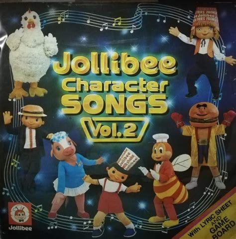 Jollibee Chracter Songs Vol 2 Opm Vinyl Lp Hobbies And Toys Music