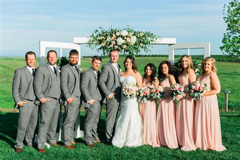 Aaliyah And Dereks Rustic Blush Pink Wedding