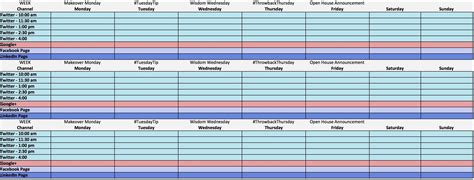 Social Media Content Planner Template Best Of 25 Of Monthly Battle R