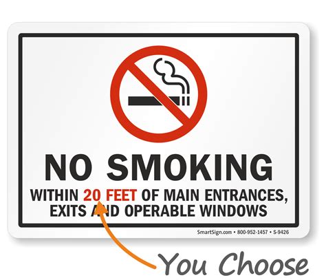California No Smoking Signs No Smoking Signs By State