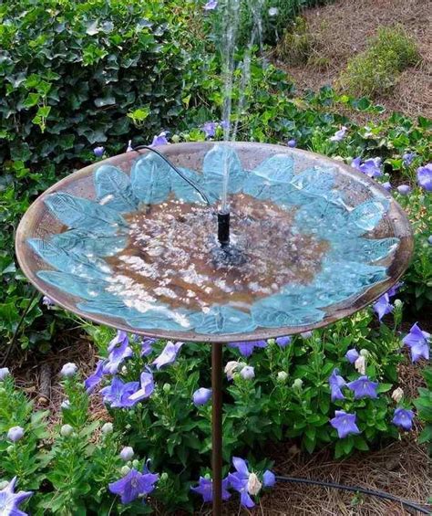 Bird baths are great for attracting bluebirds, chickadees, flickers, house finches, house sparrows, kestrels, nuthatches, owls, purple. Solar Fountain Bird Bath | Tall Birdbath with Solar Fountain - The Birdhouse Chick