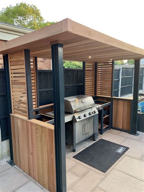 BBQ Shelter From Solace Garden Rooms On Facebook Outdoor Kitchen Patio Outdoor Barbeque