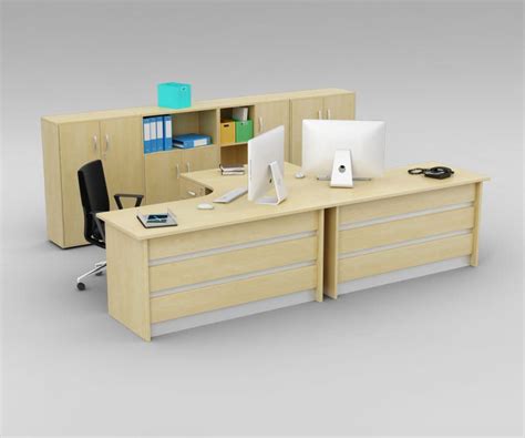 Two Person Workstation For Office And Home Office Homesfeed