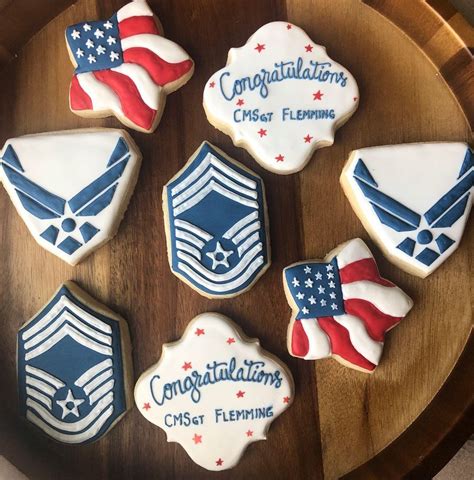 Air Force Promotion Cookies Sugarcookies Airforcecookies Cookies