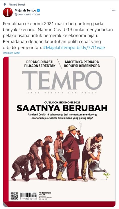 [Cek Fakta] Sampul Majalah Tempo Berjudul Sang Dalang Perusak Bhinneka