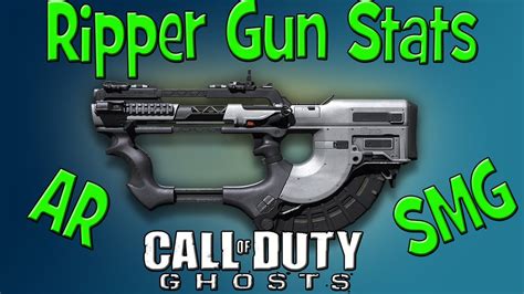 Cod Ghosts Ripper Gun Stats And Details Rof Recoil Wall Tests
