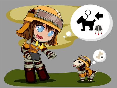 Chibi Engineer With The Dog By Boarhide On Deviantart