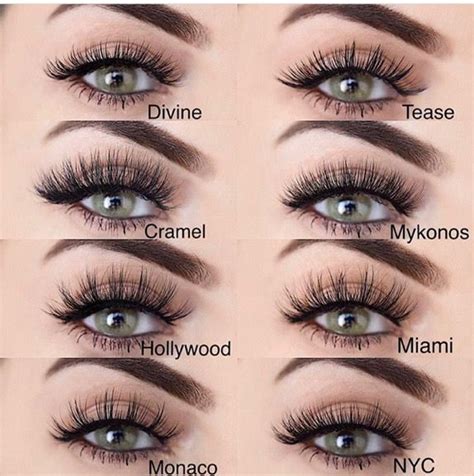 different types of lillylashes lily lashes eyelash extentions lashes makeup