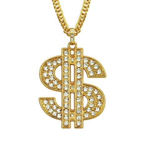 Find the perfect dollar zeichen stock photo. Dollarkette Dollarzeichen Prollschmuck Rapper Rapperschmuck