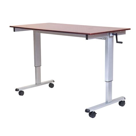 Luxor Furniture Standup Cf60 Dw Adjustable Stand Up Desk W Laminate